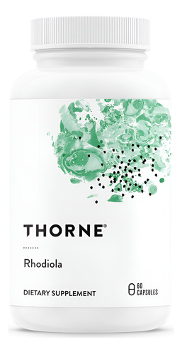 Thorne Rhodiola Suplemento Botânico Para Alívio Do Estresse