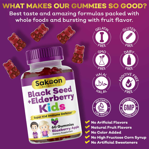 Suplemento Sakoon Nutrition Sabugueiro E Óleo De Semente Pre - Imagem 5