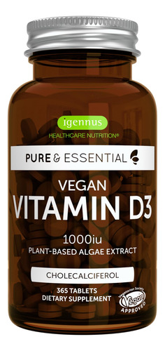 Suplemento Igennus Healthcare Nutrition Vegan Vitamina D3 10