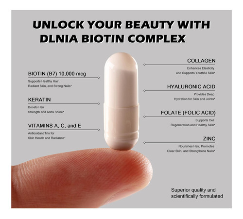 Dlnia Collagen Pills Peptídeos Tipos I Ii Iii V & X Mcg A - Imagem 4