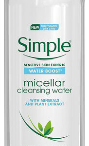 Simple Water Boost Água Micelar De Limpeza Peles Sensíve...