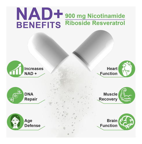 Daiasns Lipossômicos Nicotinamida Ribosídeo 900mg Resveratr - Imagem 12