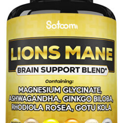 Suplemento Satoomi Lions Mane Com Cápsulas Veganas De Magnés