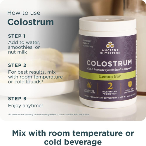 Suplemento Ancient Nutrition Colostrum Superfood Powder - Imagem 4