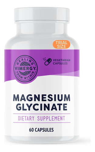 Suplemento Glicinato De Magnésio Vimergy 310mg - 60 Cápsulas