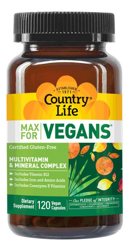 Country Life Max Vegano: 120 Cápsulas Diárias - Imagem 13
