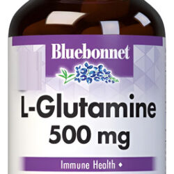 Bluebonnet L-glutamina 500mg 50 Cápsulas Vegetais