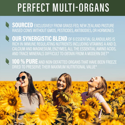 Suplemento Perfect Supplements Perfect Multi-organs 180 Cáps - Imagem 4