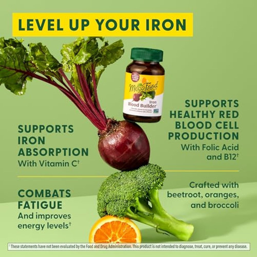 Megafood Blood Builder - Suplemento De Ferro - Imagem 5