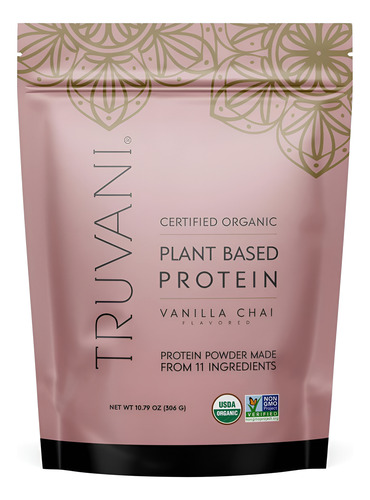 Proteína En Polvo Truvani Vainilla Chai 11 Oz - Imagem 3