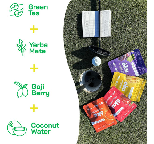 Oku Energy Chews Pacote De Variedade De 8 - Cafeína Natural - Imagem 8