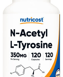 Nutricost N-acetil-l-tirosina 350 Mg 120 Cápsulas
