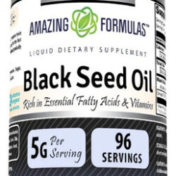 Amazing Nutrition Óleo De Semente Preta 16 Fl Oz 96 Porções