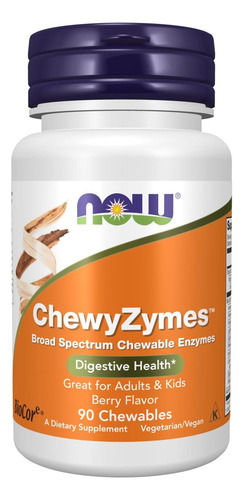 Now Foods Supplements Chewyzymes Enzimas Mastigáveis ??de