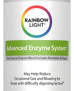 Suplemento Rainbow Light Advanced Enzyme System 180 Cápsulas