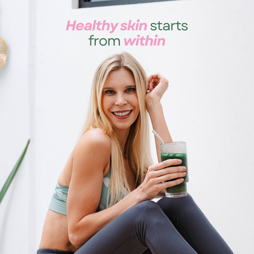 Suplemento Ami Fitness Glow Greens Em Pó Com Colágeno 30 Svg - Imagem 6