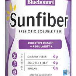 Fibra Solúvel Sunfiber 6 G Por Porção Bluebonnet Nutrition