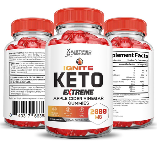 Gominhas Ignite Keto Acv 2000 Mg Versão Avançada - Imagem 6