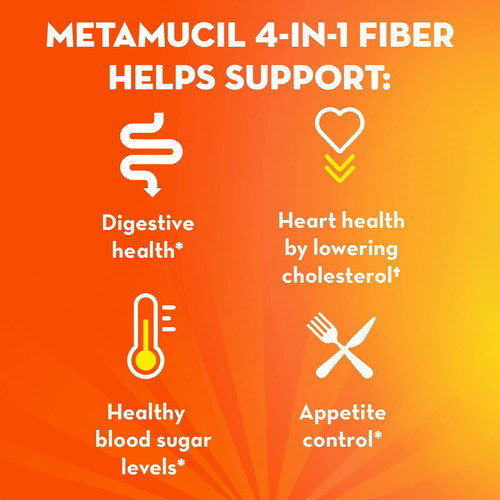 Suplemento Metamucil Daily Psyllium Husk Powder 114 Colheres - Imagem 2