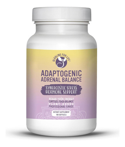 Equilíbrio Suprarrenal Adaptogênico Alcalino For Life 180 - Imagem 3