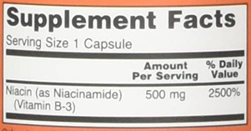 Niacinamida 500mg 100 Cápsulas (embalagem Com 2) - Imagem 3