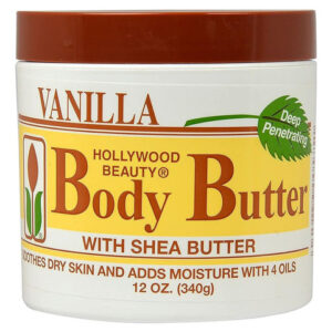 Manteiga Corporal Hollywood Beauty Com Manteiga De Karité...