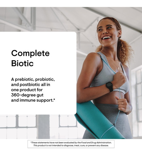 Suplemento Thorne Complete Biotic Probiotic Prebiotic Prebio - Imagem 3