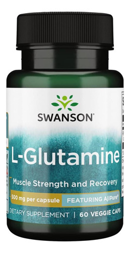 Swanson Aminoácido L-glutamina Ajipure Grau Farmacêutico - Imagem 3