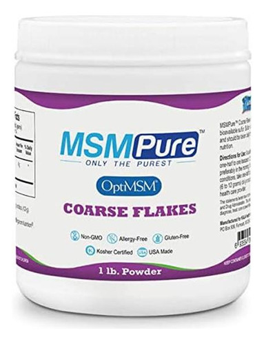Kala Health Msmpure Flocos De Pó Grosso Cristais De Enxofr