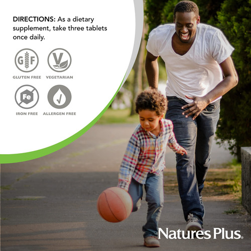 Suplemento Naturesplus Source Of Life Sem Ferro 180 Comprimi - Imagem 5