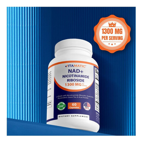 Ribosídeo Nad 1300: Suplemento De Nicotinamida P/ Vitalidade - Imagem 16