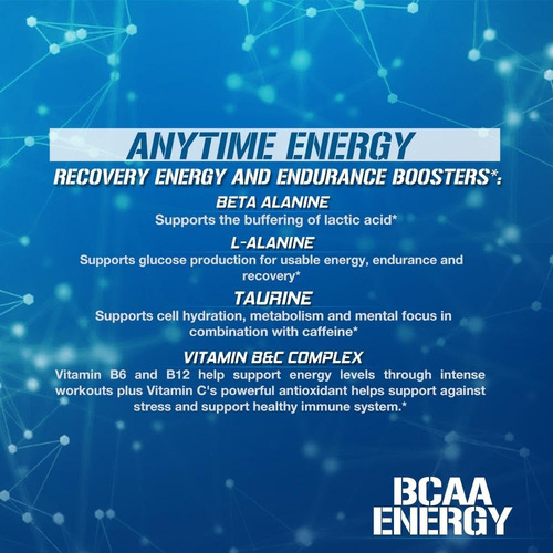 Suplemento Evolution Baca Energy Powder Blue Raz 30g - Imagem 4