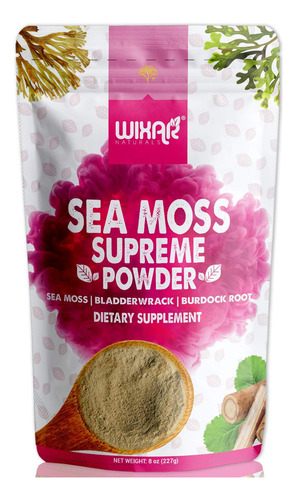 Suplemento Wixar Naturals Wixar Wildcrafted Sea Moss Powder