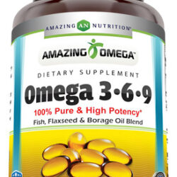 Suplemento Amazing Omega 3.6.9 1200 Mg 250 Cápsulas Gelatino