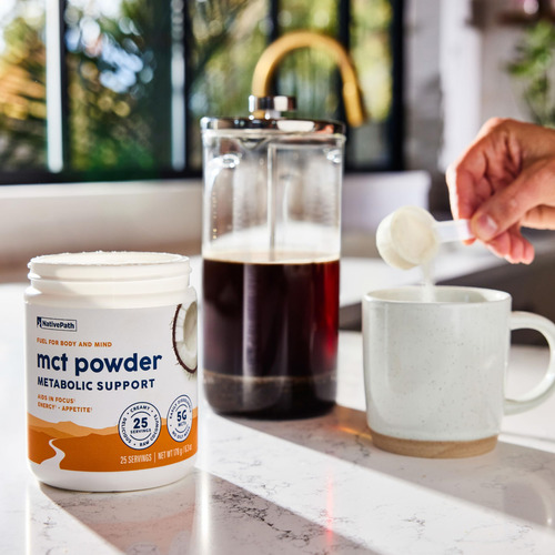 Suplemento De Óleo Mct Em Pó Nativepath Unflavorizado C8 Mct - Imagem 6