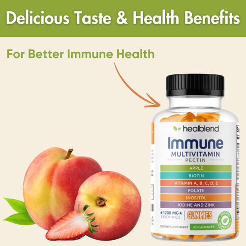 Healblend Power-packed Gomas De Urso Multivitamínicas Para A - Imagem 10