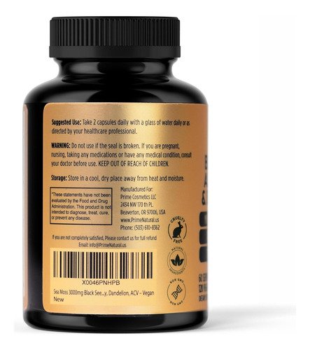 Musgo Natural 3000mg E Óleo De Semente Negra - Imagem 12