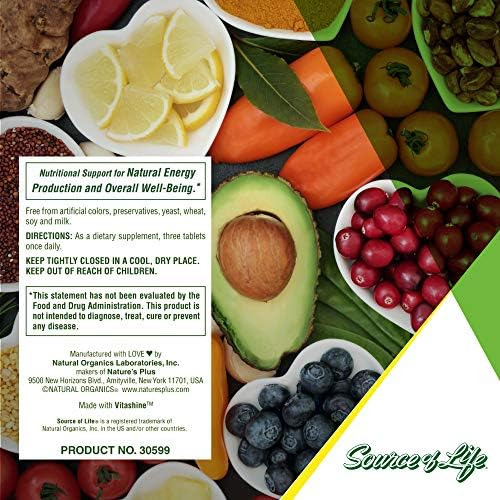 Naturesplus Source Of Life Sem Comprimidos De Ferro - 180 Co - Imagem 5