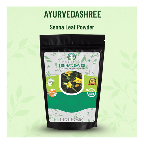 Ayurvedashree Senna Folha Em Pó 100 Gm I Cassia Angustifolia - Imagem 10