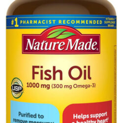 Óleo De Peixe Nature Made 1000 Mg Cápsulas Macias 3 Un.