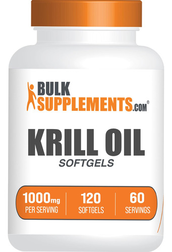 Suplemento De Óleo De Krill Bulksupplements.com 1000 Mg 120