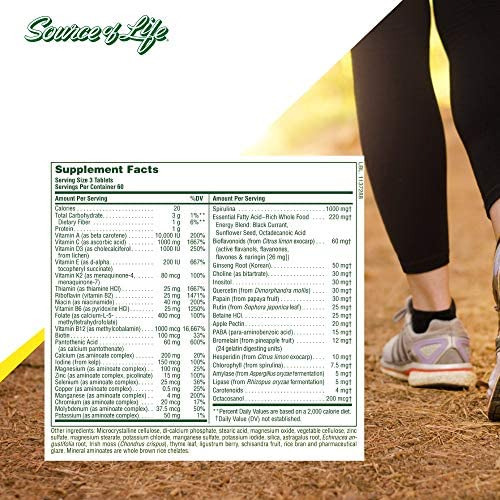 Naturesplus Source Of Life Sem Comprimidos De Ferro - 180 Co - Imagem 4