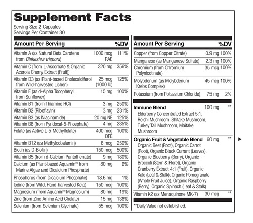 Suplemento Naturelo Whole Food Multivitamínico Imune Blend - Imagem 5