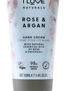 Creme Para Mãos Naturals - Rosa E Argan 101ml I Love Cosmeti