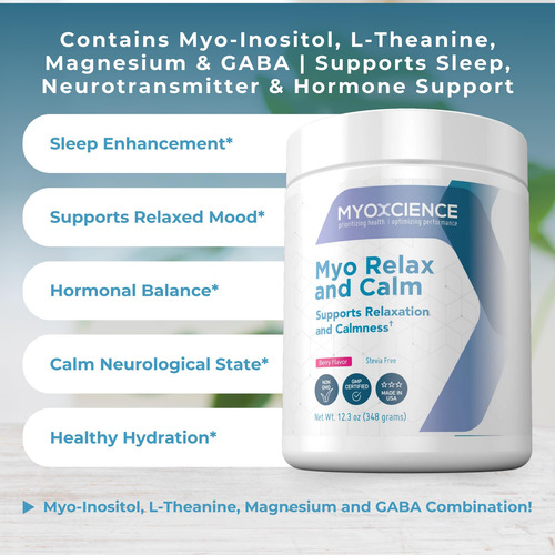 Suplemento Myoxcience Myo Relax & Calm Sleep Support 60 Dose - Imagem 6