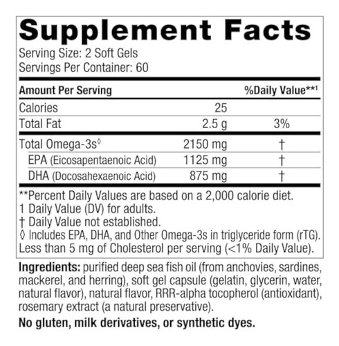 Nordic Naturals Ultimate Omega 2x Sabor Limão - - Imagem 8