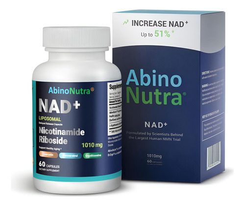 Abinonutra Nad+ Sumplemento Alternativo 1010mg De Ribosídeo - Imagem 9