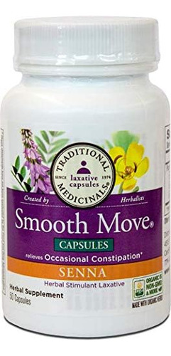 Medicamentos Tradicionais - Smooth Move Senna 50 Cápsulas - Imagem 2