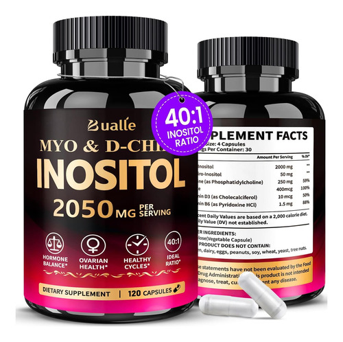 Suplemento Bualle Premium Myo-inositol E D-chiro Inositol (4 - Imagem 8