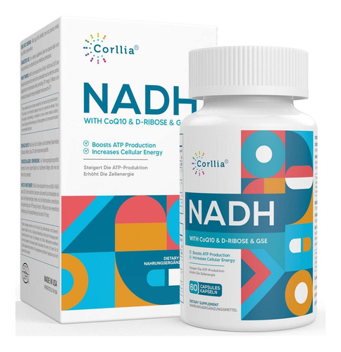 Nadh + Coq10 + D-ribose: Suplemento Para Nad+ E Energia - Imagem 7